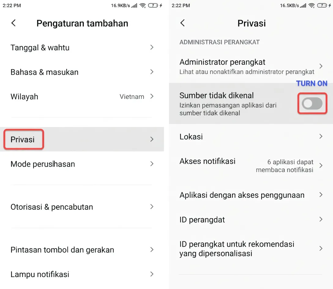Panduan Instal & Menghapus File XAPK / APK dan OBB 2 2