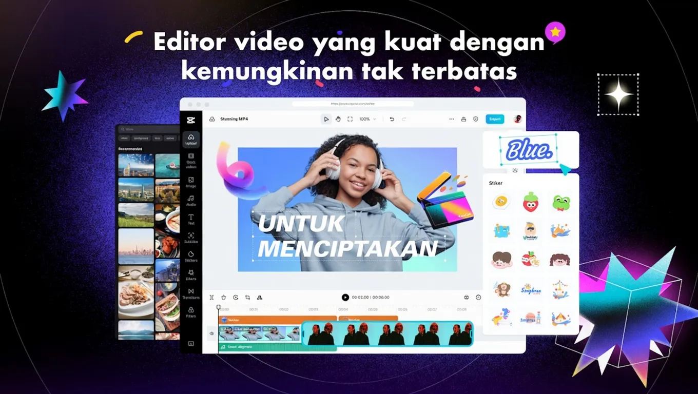 Unduh CapCut Mod APK v18.7.0 (Pro Unlocked) Terbaru 2026 3 Audio dan Export Fleksibel